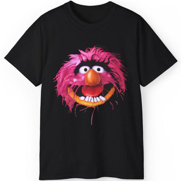Tops - The Muppets Animal Head Face Shirt